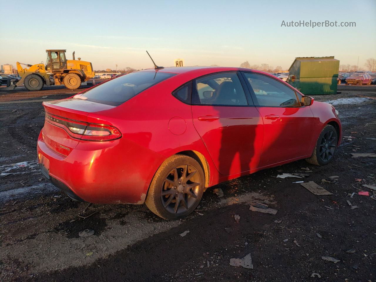 2015 Dodge Dart Sxt Красный vin: 1C3CDFBB7FD421545