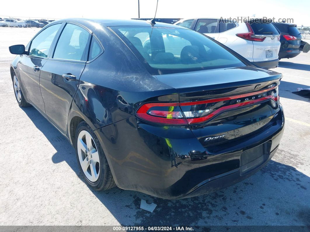 2015 Dodge Dart Sxt Black vin: 1C3CDFBB8FD124994