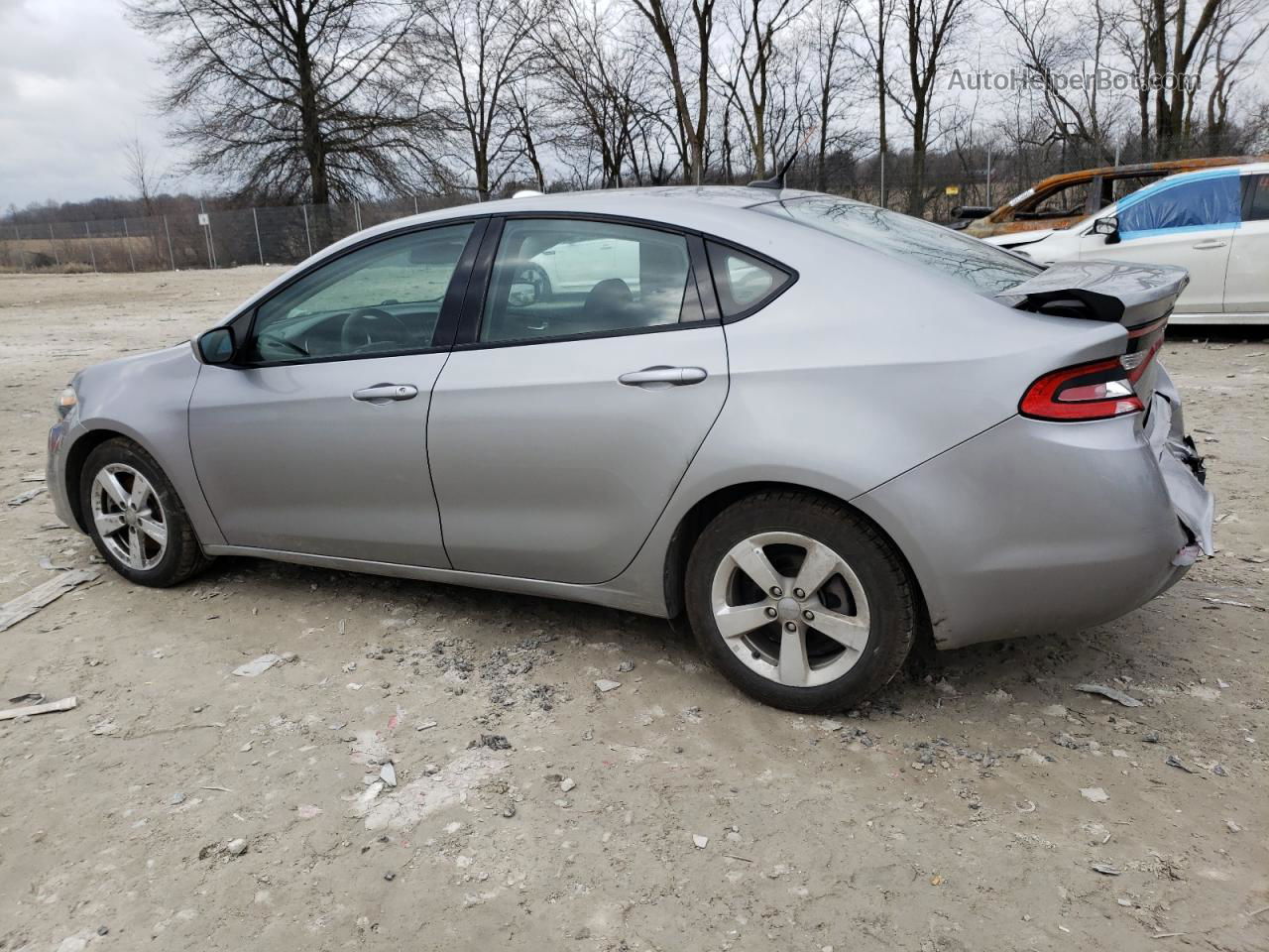 2015 Dodge Dart Sxt Серебряный vin: 1C3CDFBB8FD179932