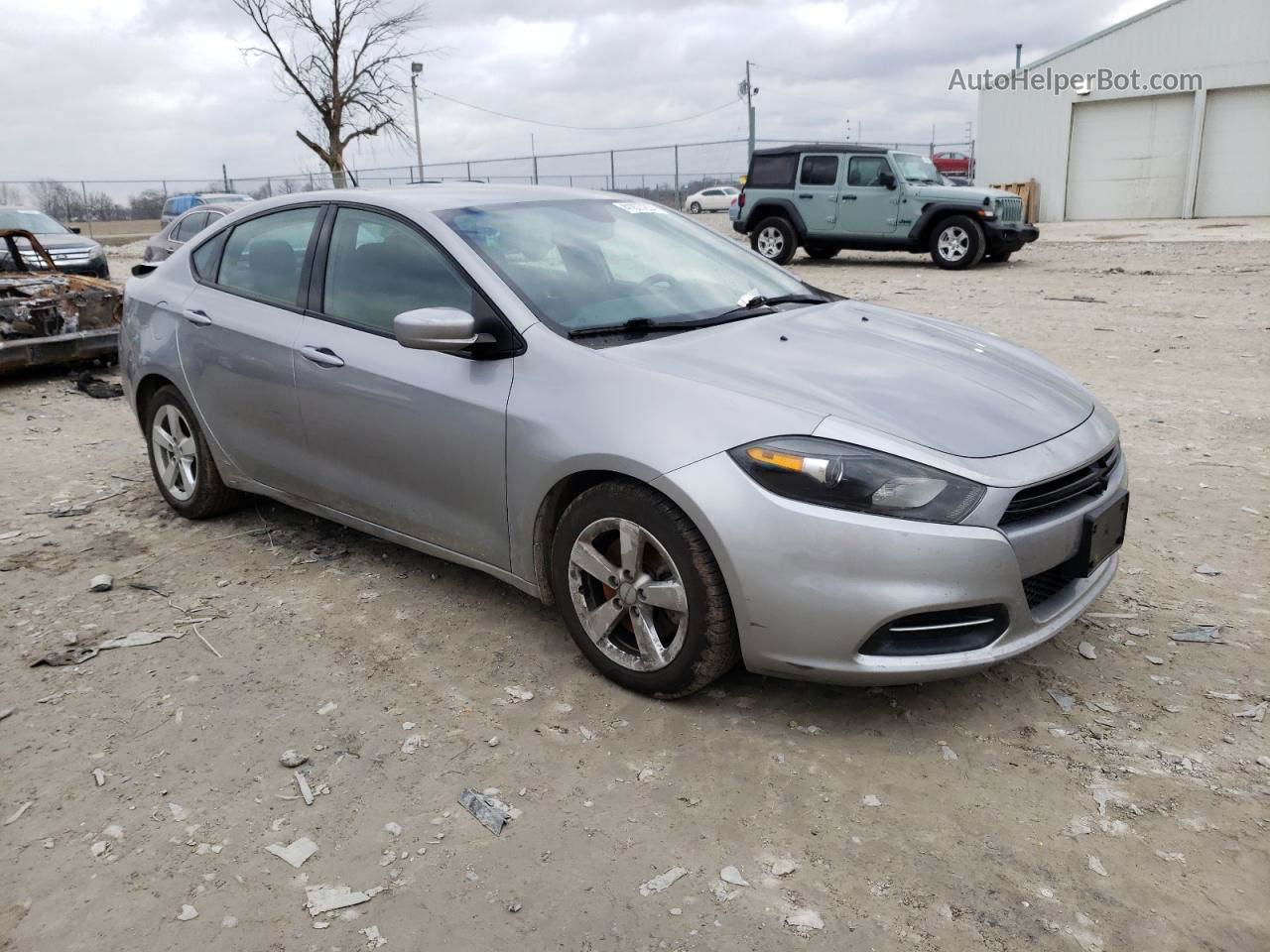 2015 Dodge Dart Sxt Серебряный vin: 1C3CDFBB8FD179932