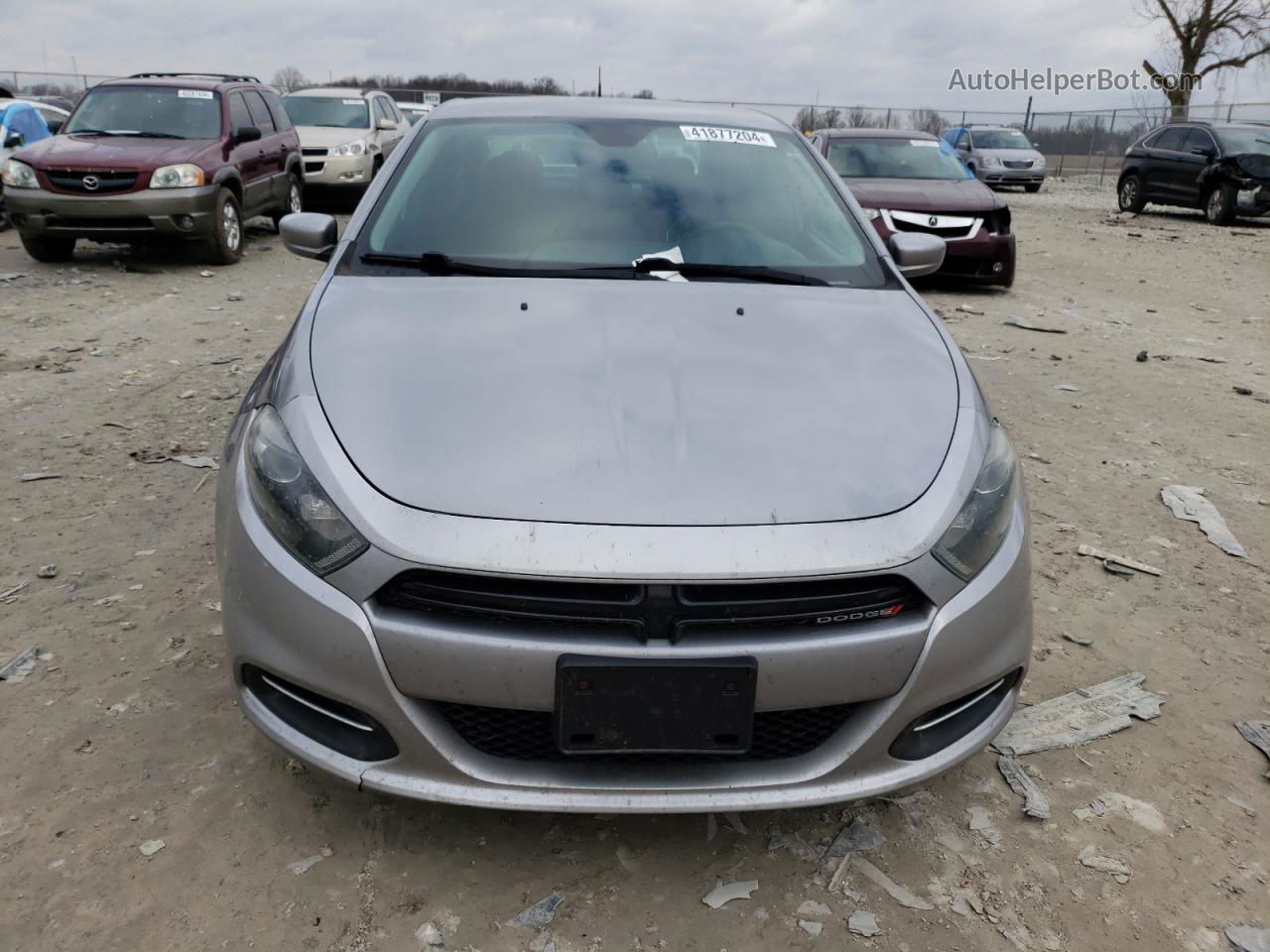 2015 Dodge Dart Sxt Серебряный vin: 1C3CDFBB8FD179932