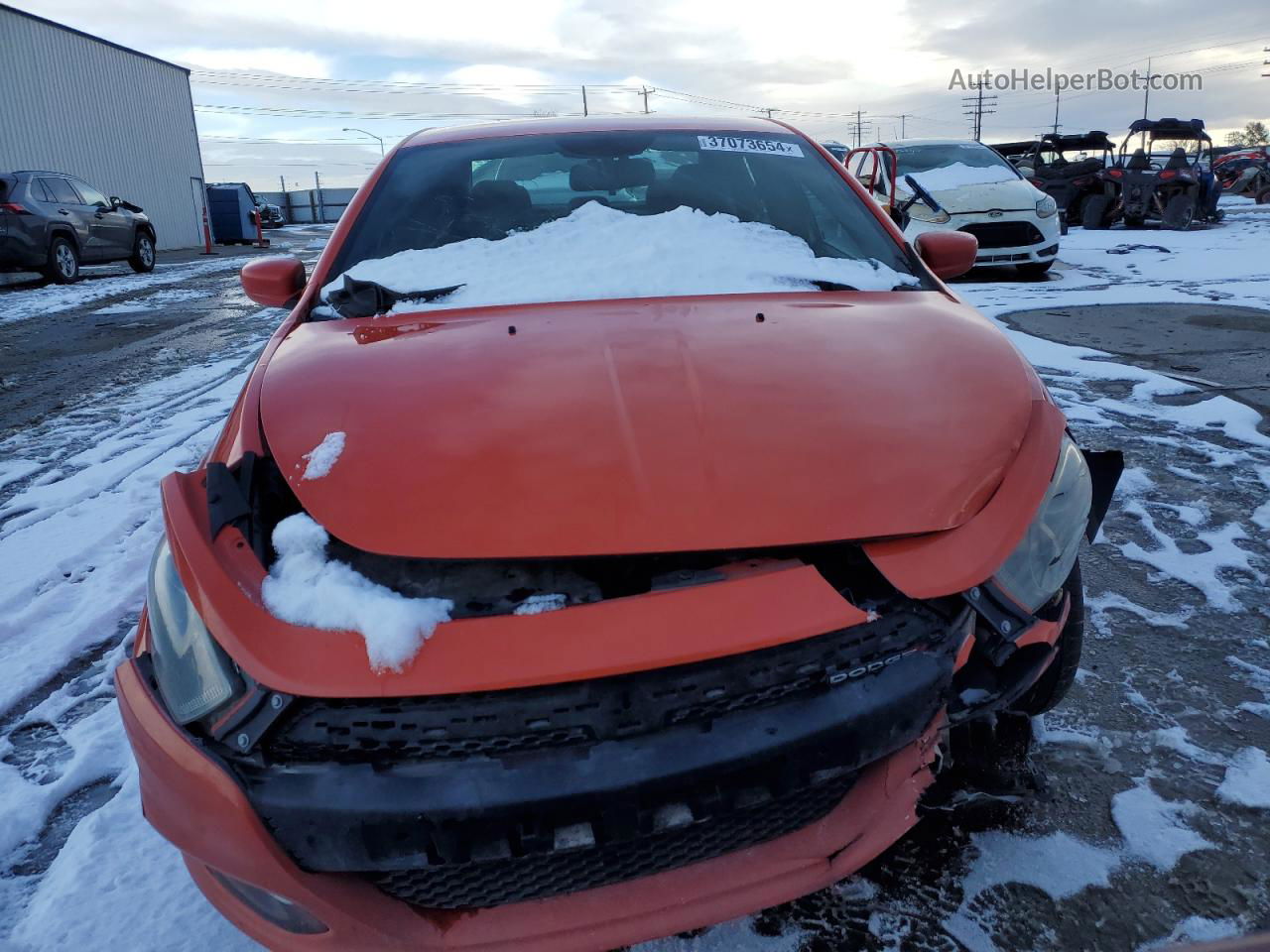 2015 Dodge Dart Sxt Orange vin: 1C3CDFBB8FD243614