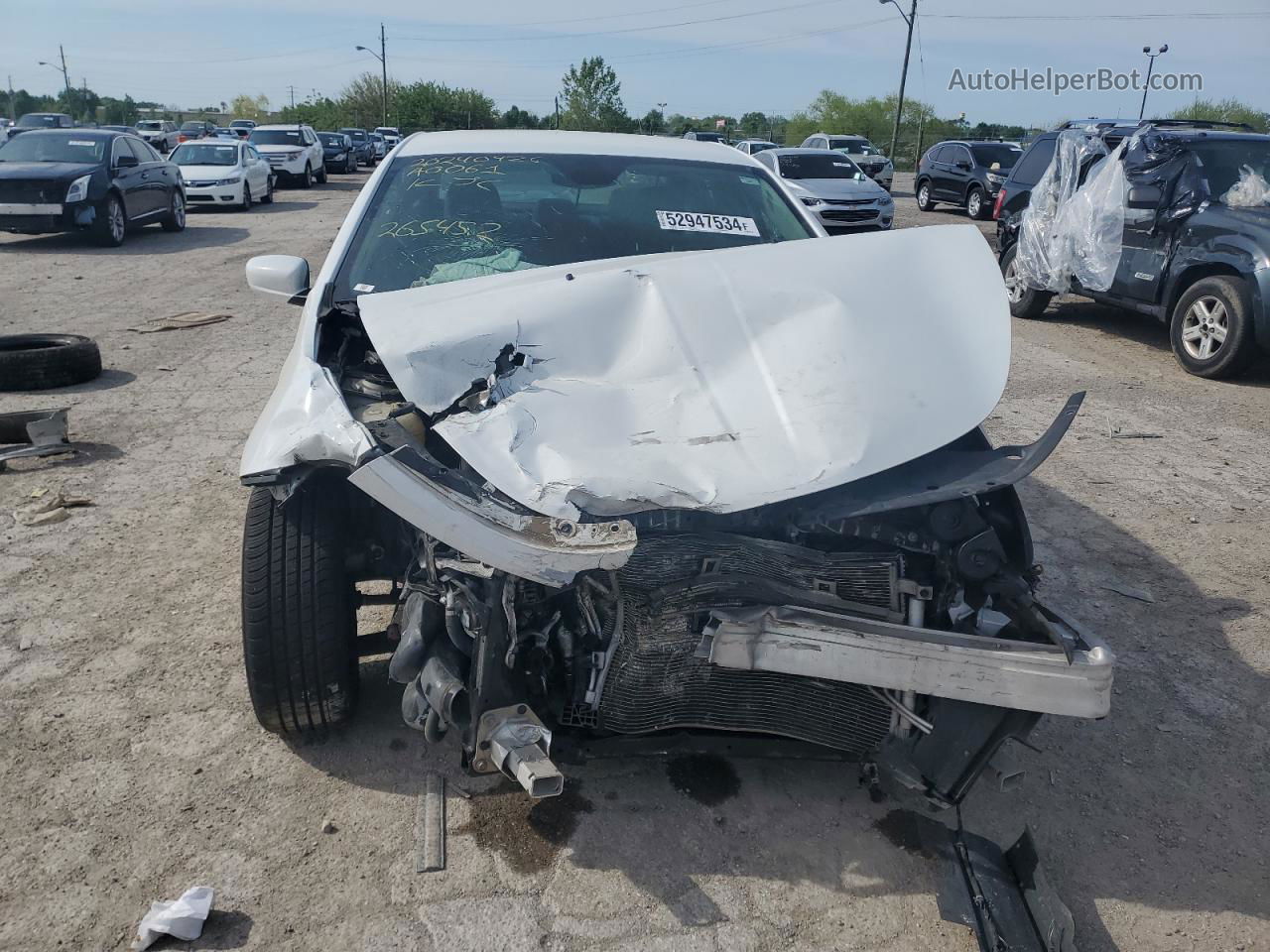 2015 Dodge Dart Sxt White vin: 1C3CDFBB8FD265452