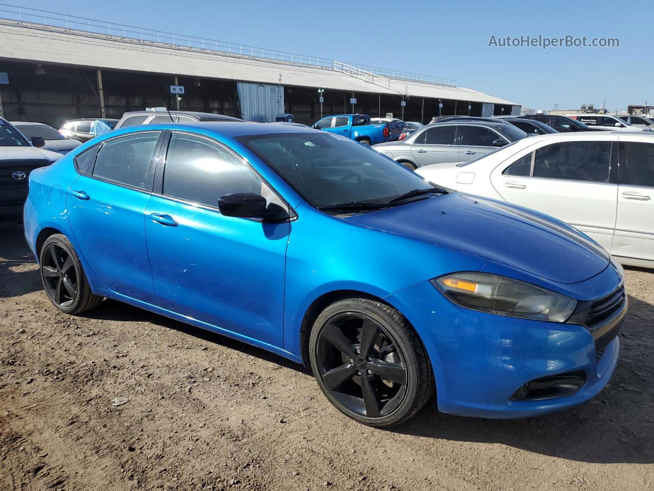 2015 Dodge Dart Sxt Blue vin: 1C3CDFBB8FD298693