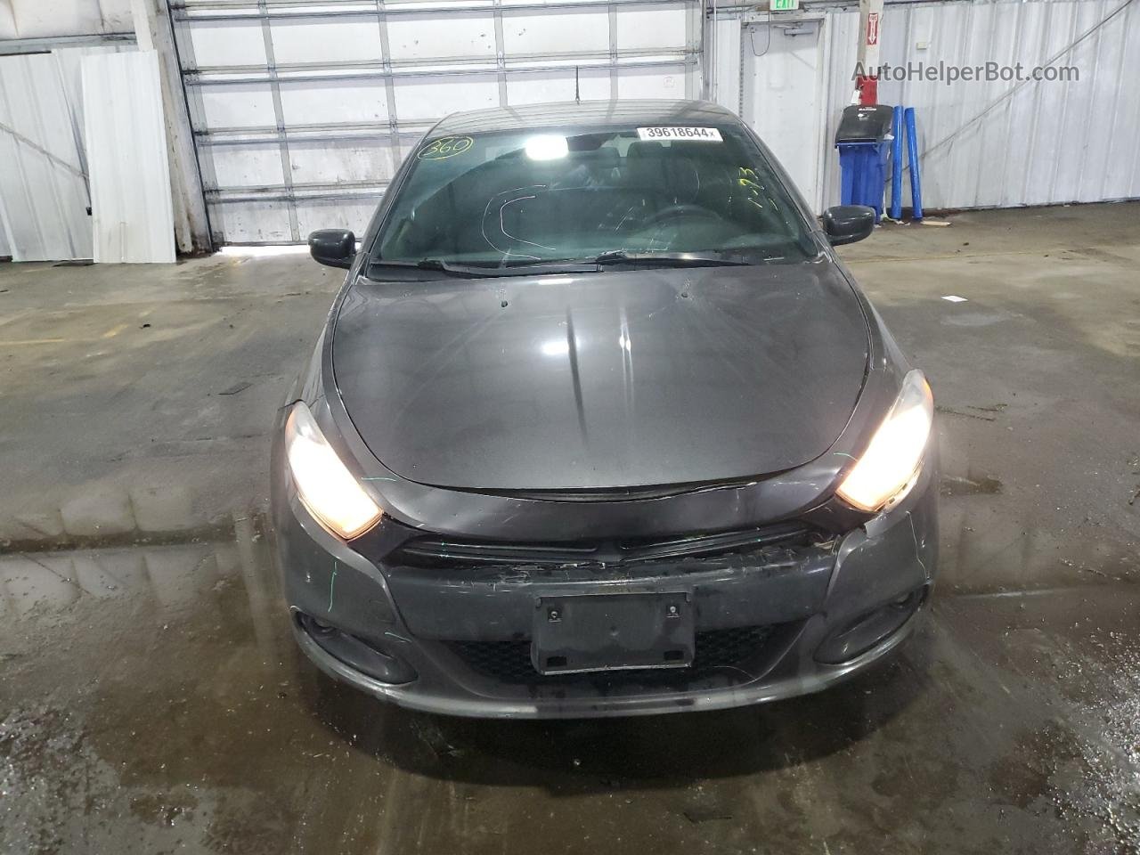 2015 Dodge Dart Sxt Gray vin: 1C3CDFBB8FD300295