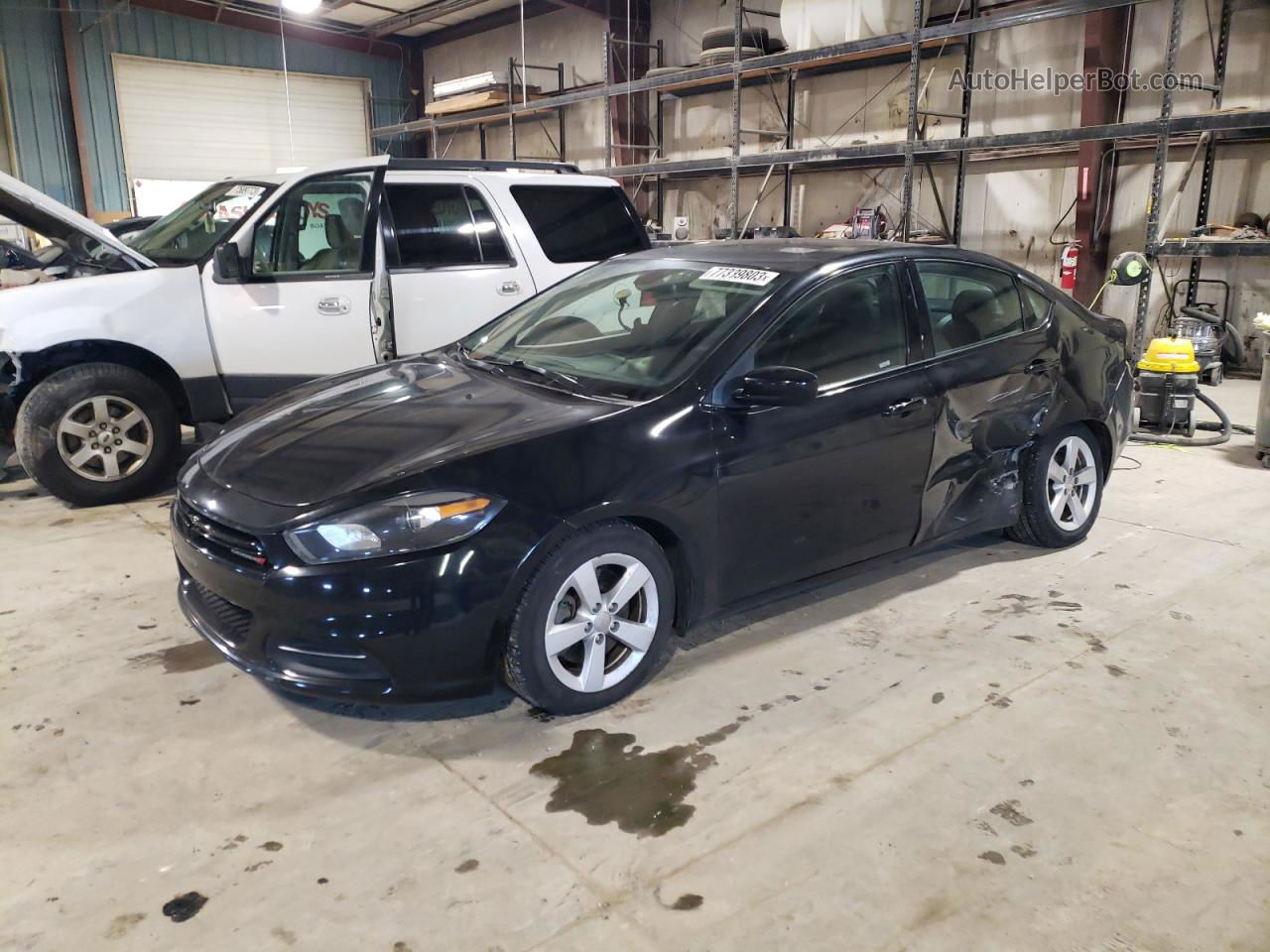 2015 Dodge Dart Sxt Черный vin: 1C3CDFBB8FD345334