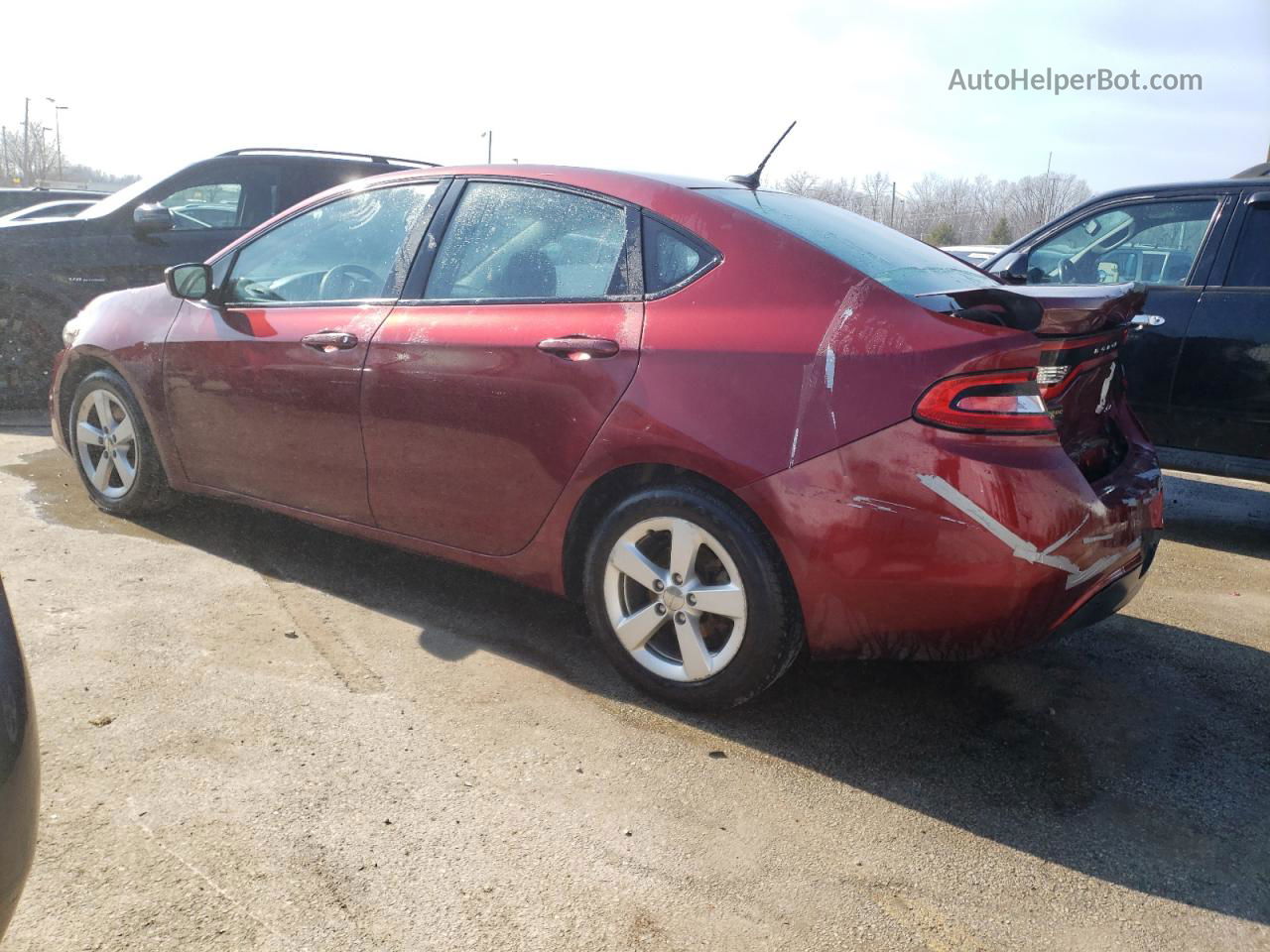 2015 Dodge Dart Sxt Burgundy vin: 1C3CDFBB8FD351098