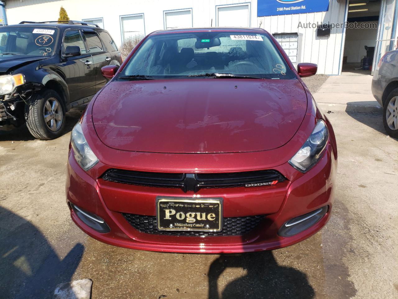 2015 Dodge Dart Sxt Burgundy vin: 1C3CDFBB8FD351098