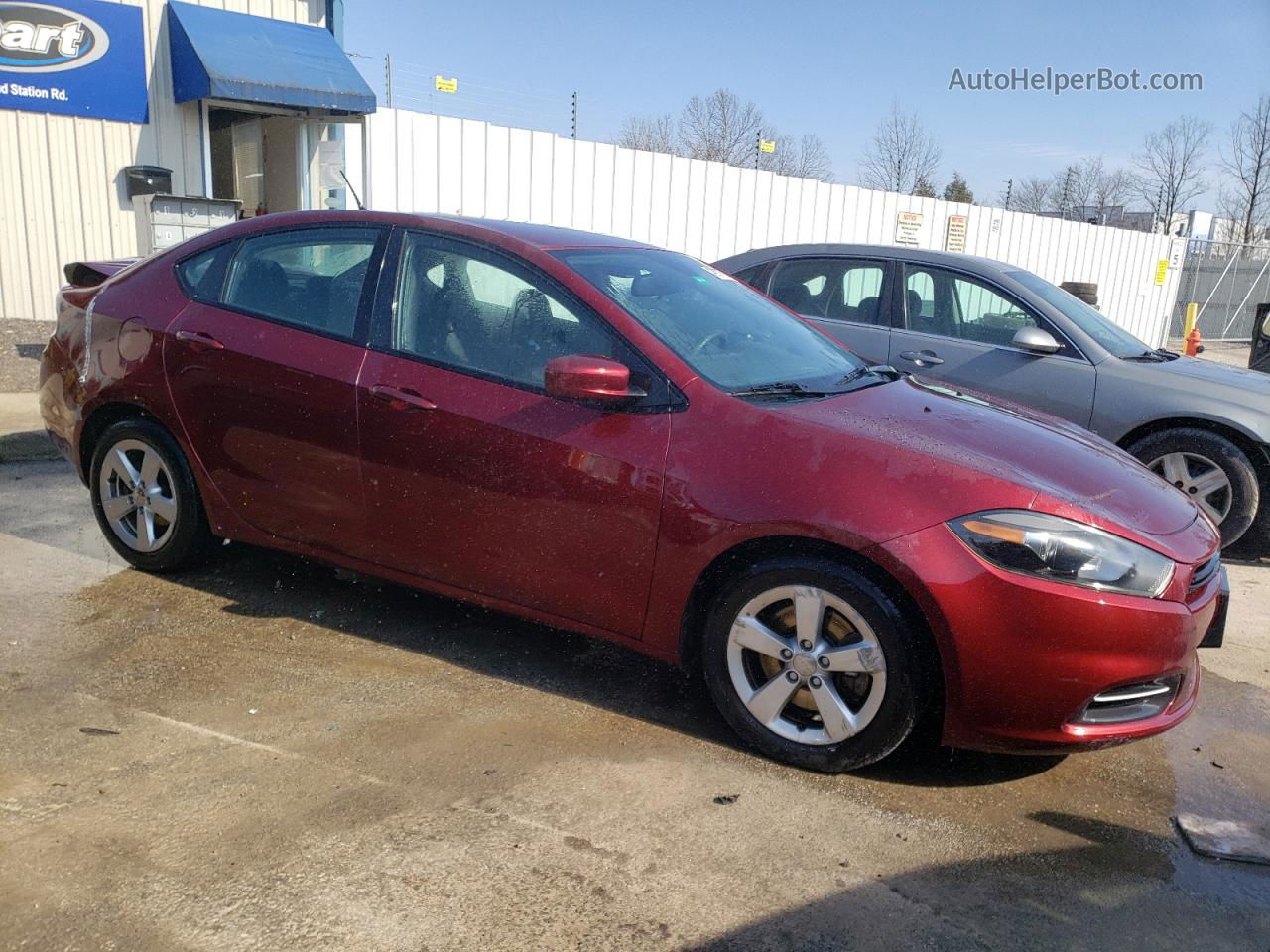 2015 Dodge Dart Sxt Бордовый vin: 1C3CDFBB8FD351098