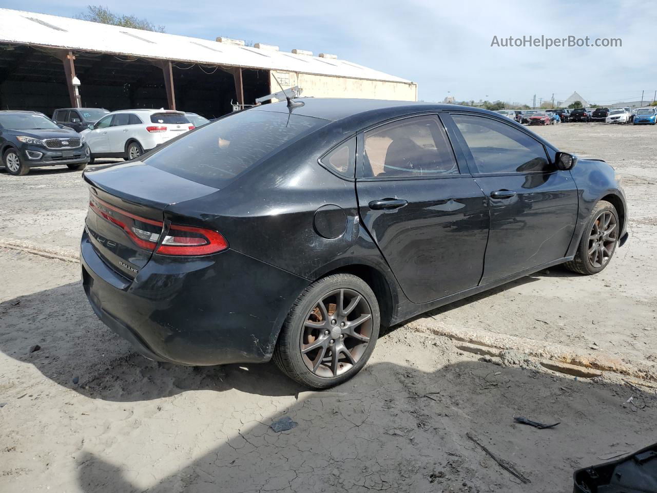 2015 Dodge Dart Sxt Черный vin: 1C3CDFBB8FD369018