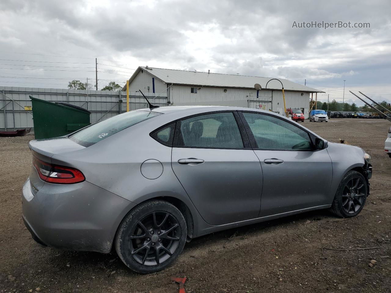 2015 Dodge Dart Sxt Silver vin: 1C3CDFBB8FD410716