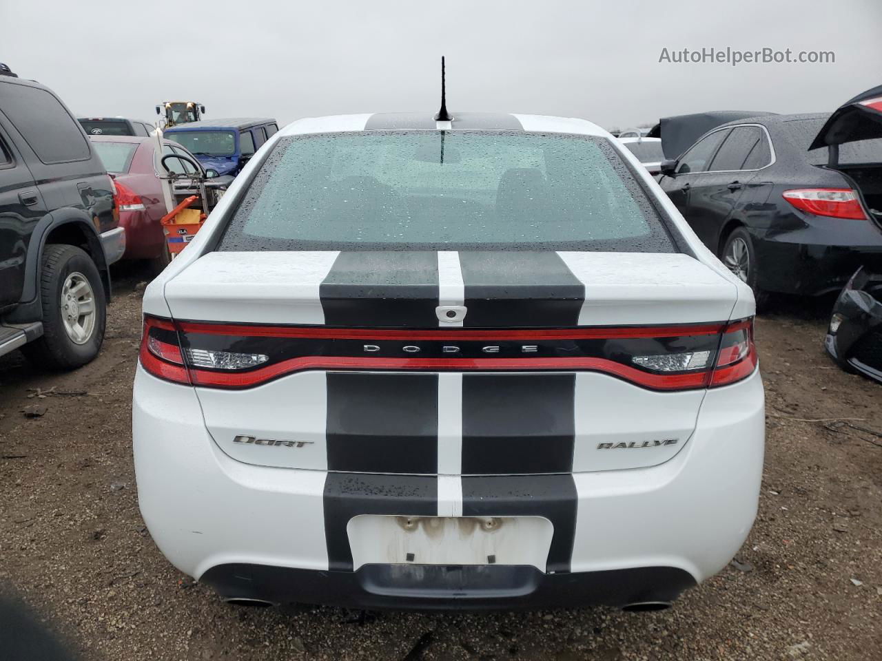 2015 Dodge Dart Sxt Белый vin: 1C3CDFBB9FD150715