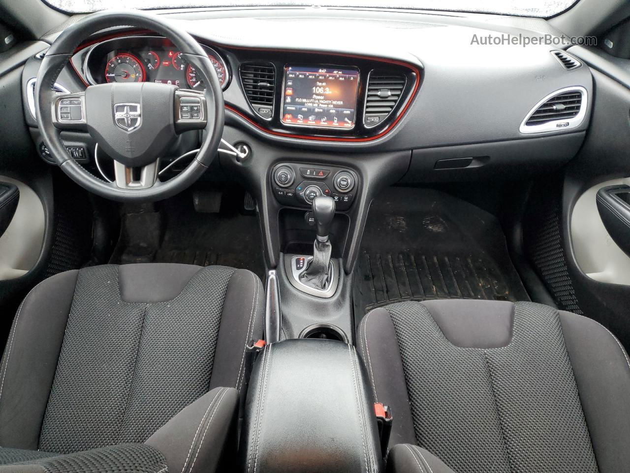 2015 Dodge Dart Sxt Белый vin: 1C3CDFBB9FD150715