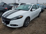 2015 Dodge Dart Sxt White vin: 1C3CDFBB9FD150715