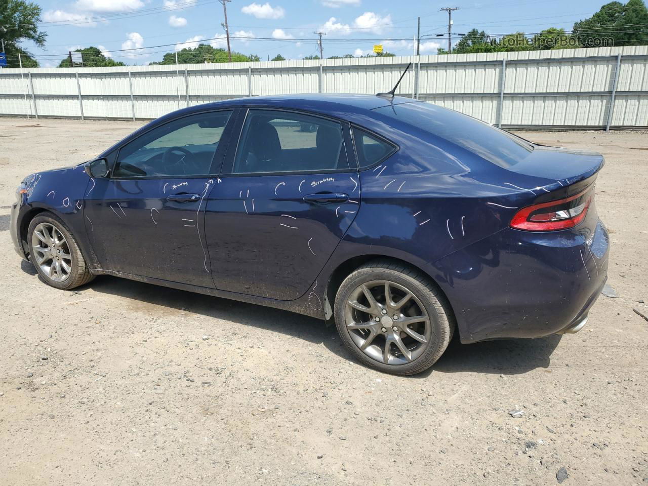 2015 Dodge Dart Sxt Blue vin: 1C3CDFBB9FD242861