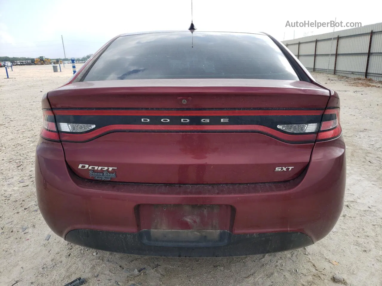 2015 Dodge Dart Sxt Red vin: 1C3CDFBB9FD247624