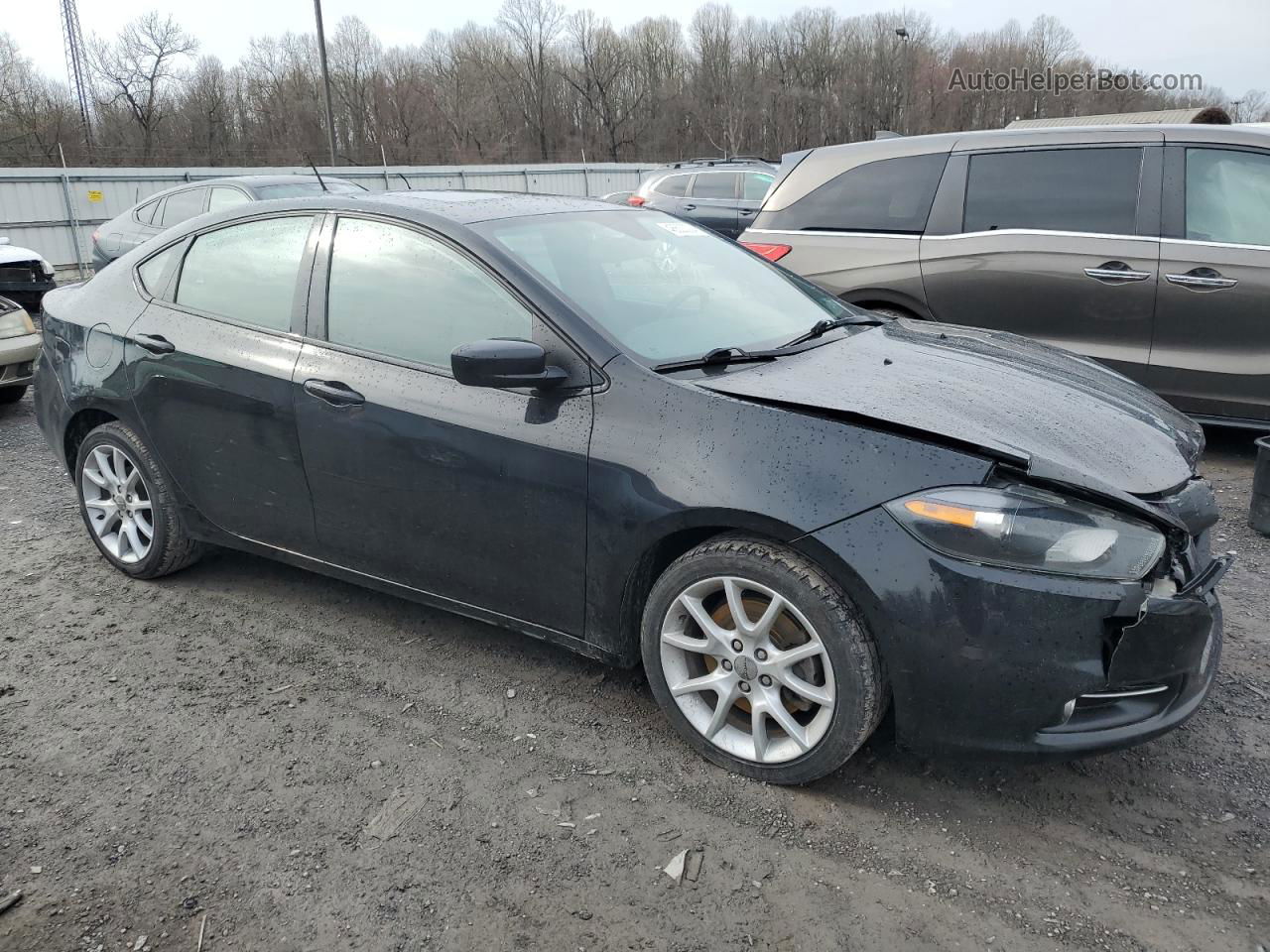 2015 Dodge Dart Sxt Black vin: 1C3CDFBB9FD253696