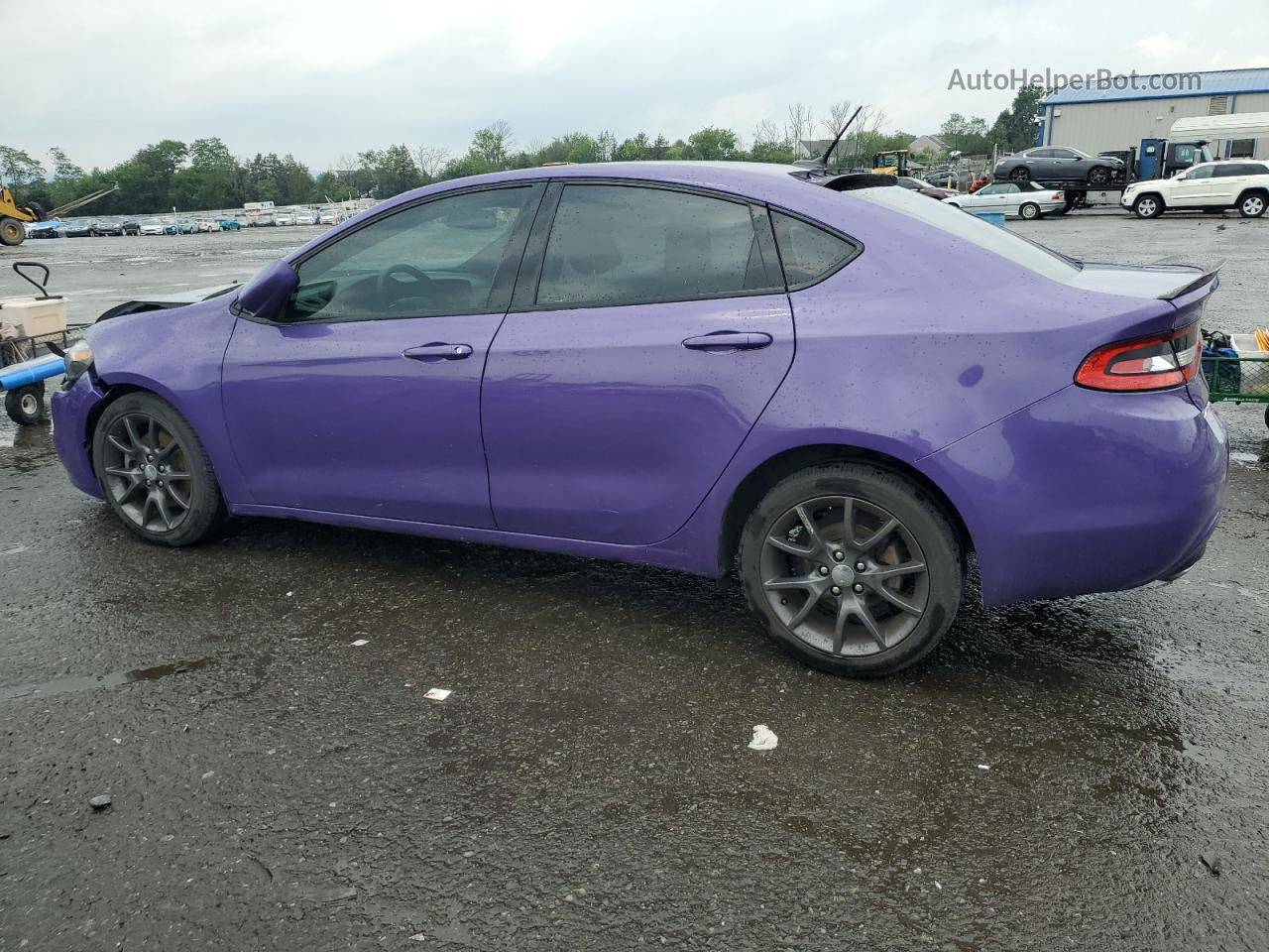 2015 Dodge Dart Sxt Фиолетовый vin: 1C3CDFBB9FD268005