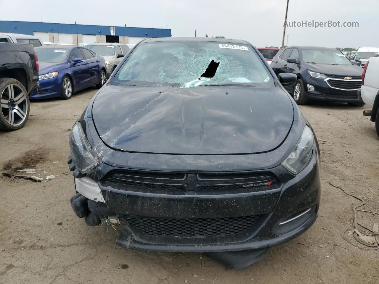 2015 Dodge Dart Sxt Черный vin: 1C3CDFBB9FD276945