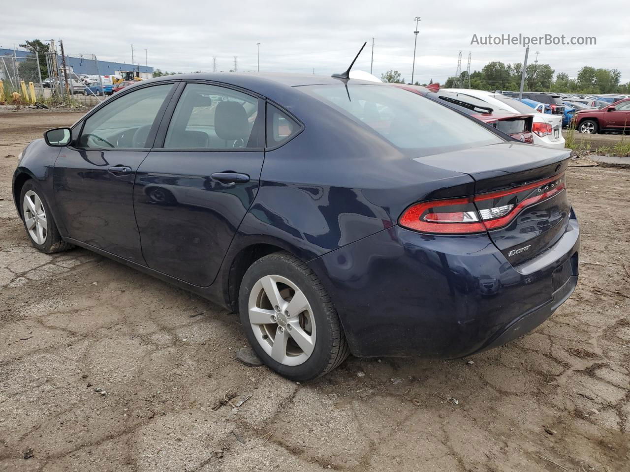 2015 Dodge Dart Sxt Синий vin: 1C3CDFBB9FD299349