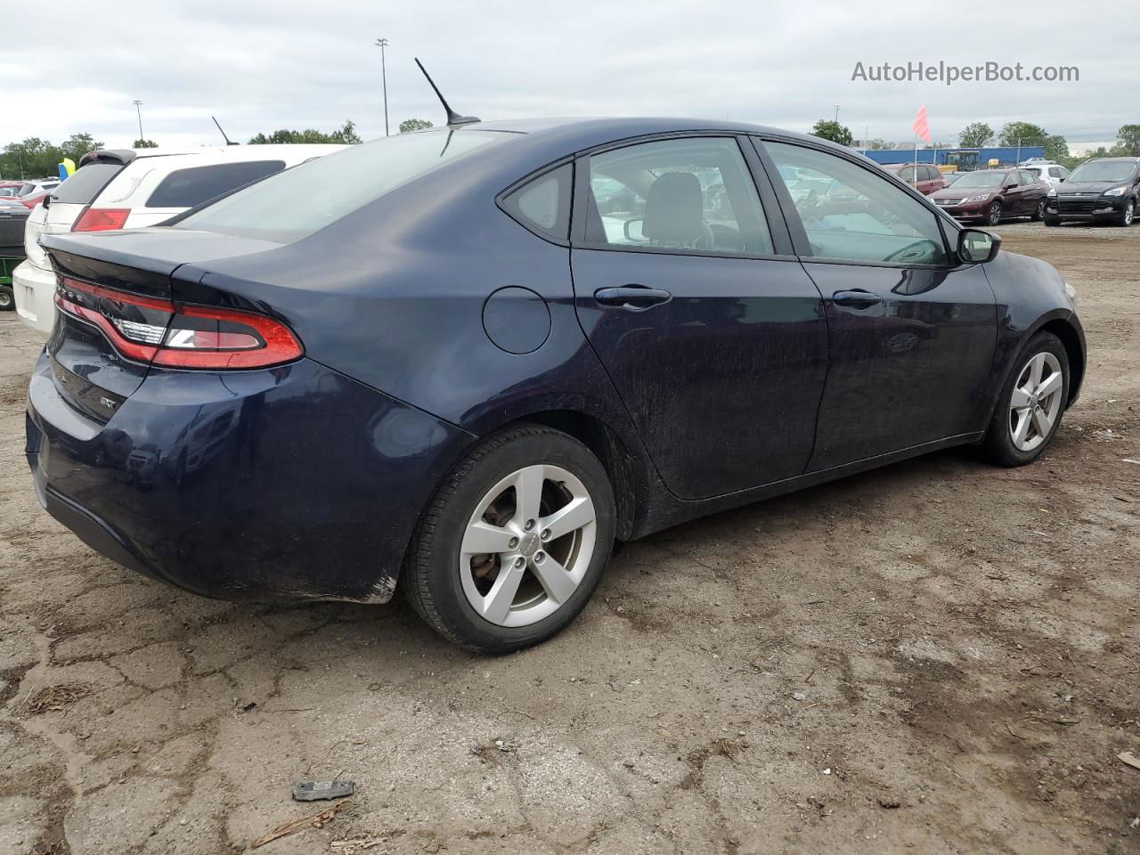 2015 Dodge Dart Sxt Синий vin: 1C3CDFBB9FD299349