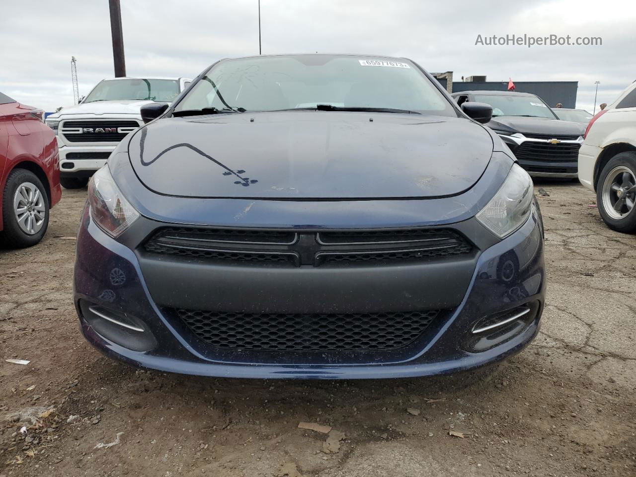 2015 Dodge Dart Sxt Синий vin: 1C3CDFBB9FD299349