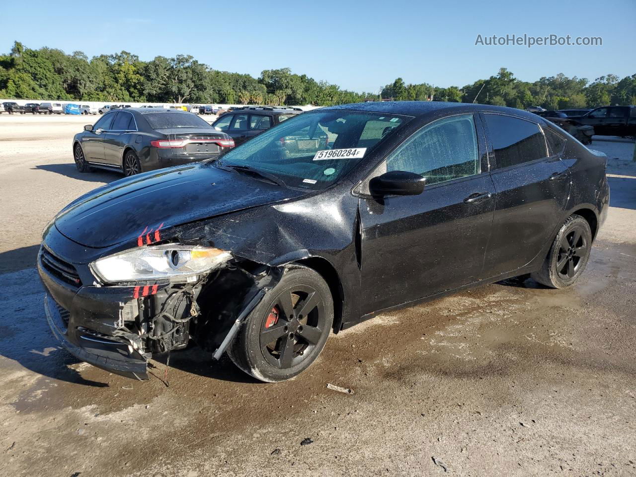 2015 Dodge Dart Sxt Black vin: 1C3CDFBB9FD337131