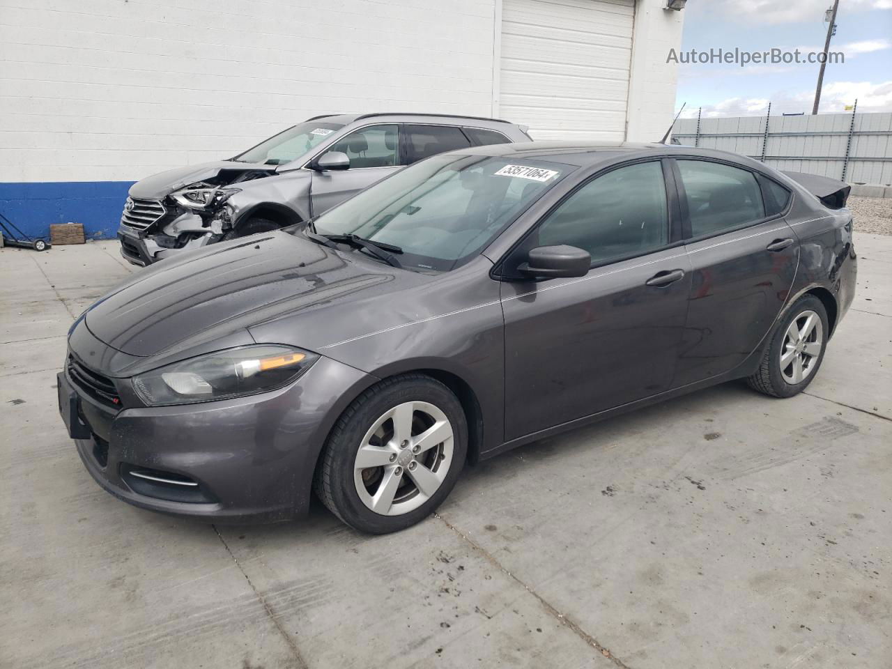 2015 Dodge Dart Sxt Charcoal vin: 1C3CDFBB9FD374454