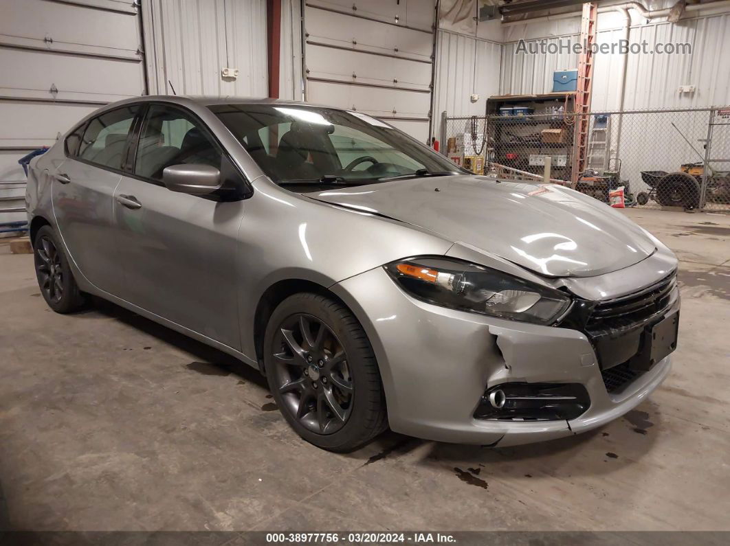 2015 Dodge Dart Sxt Silver vin: 1C3CDFBB9FD410756