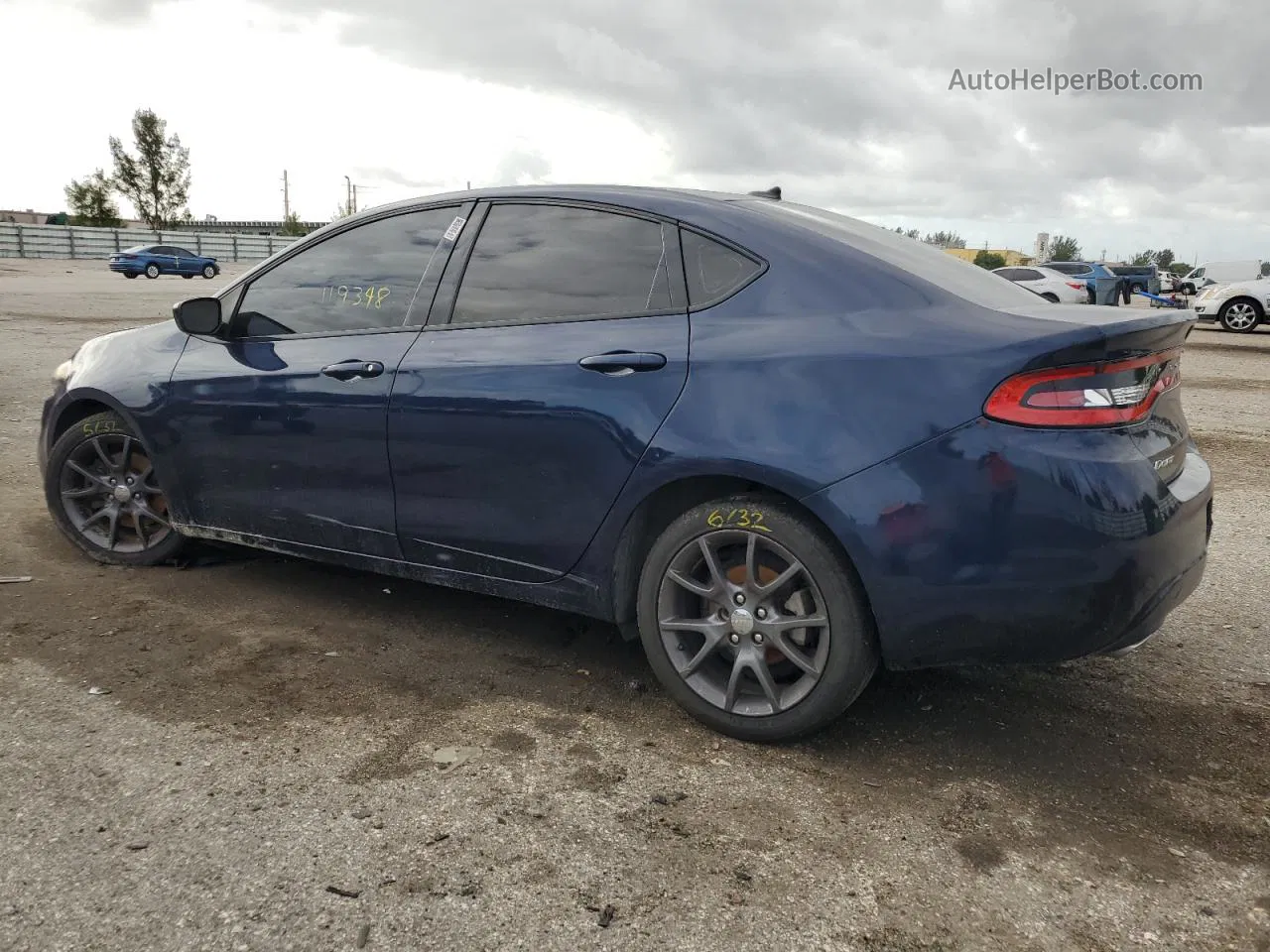 2015 Dodge Dart Sxt Blue vin: 1C3CDFBB9FD440081