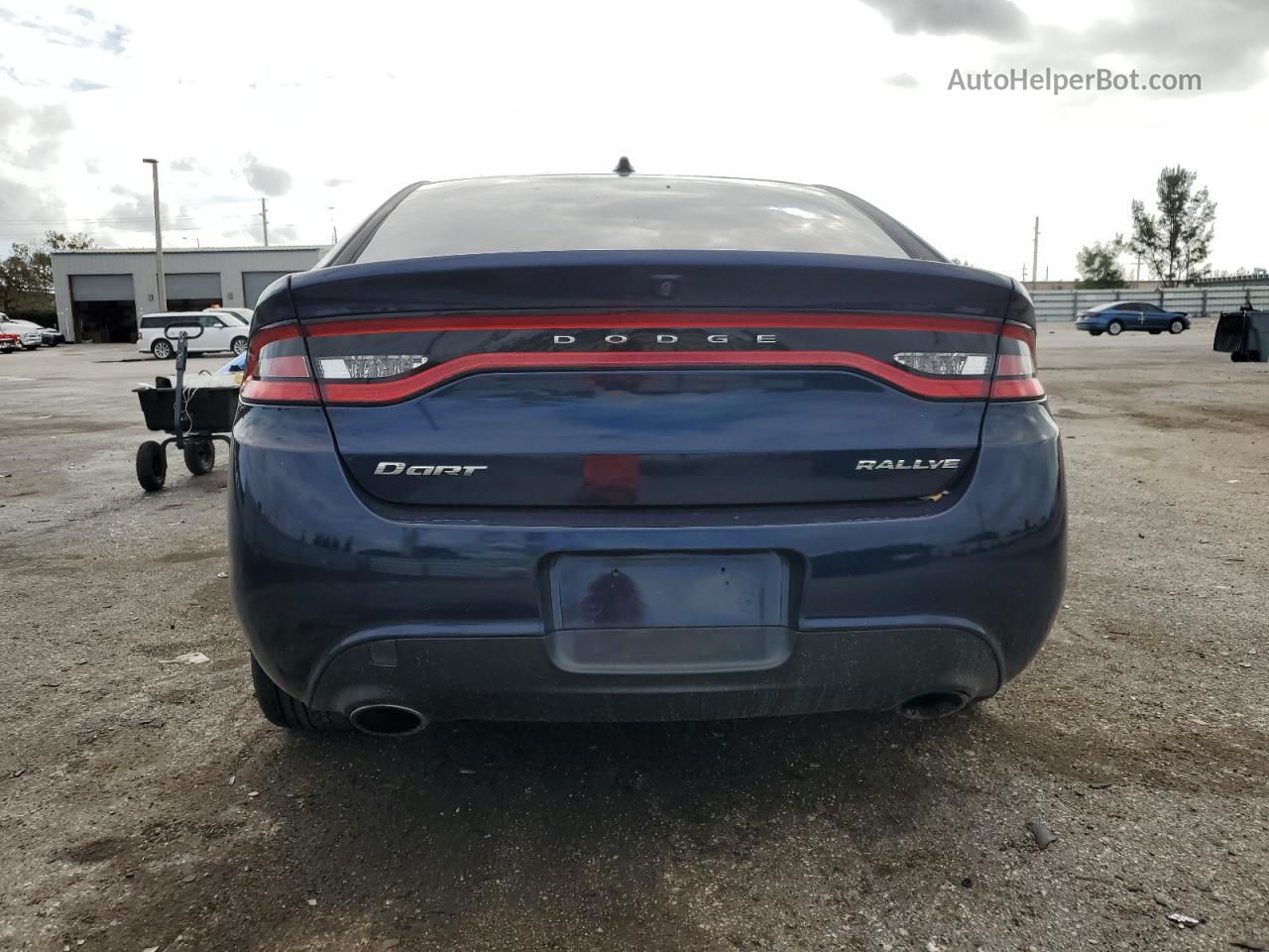 2015 Dodge Dart Sxt Синий vin: 1C3CDFBB9FD440081