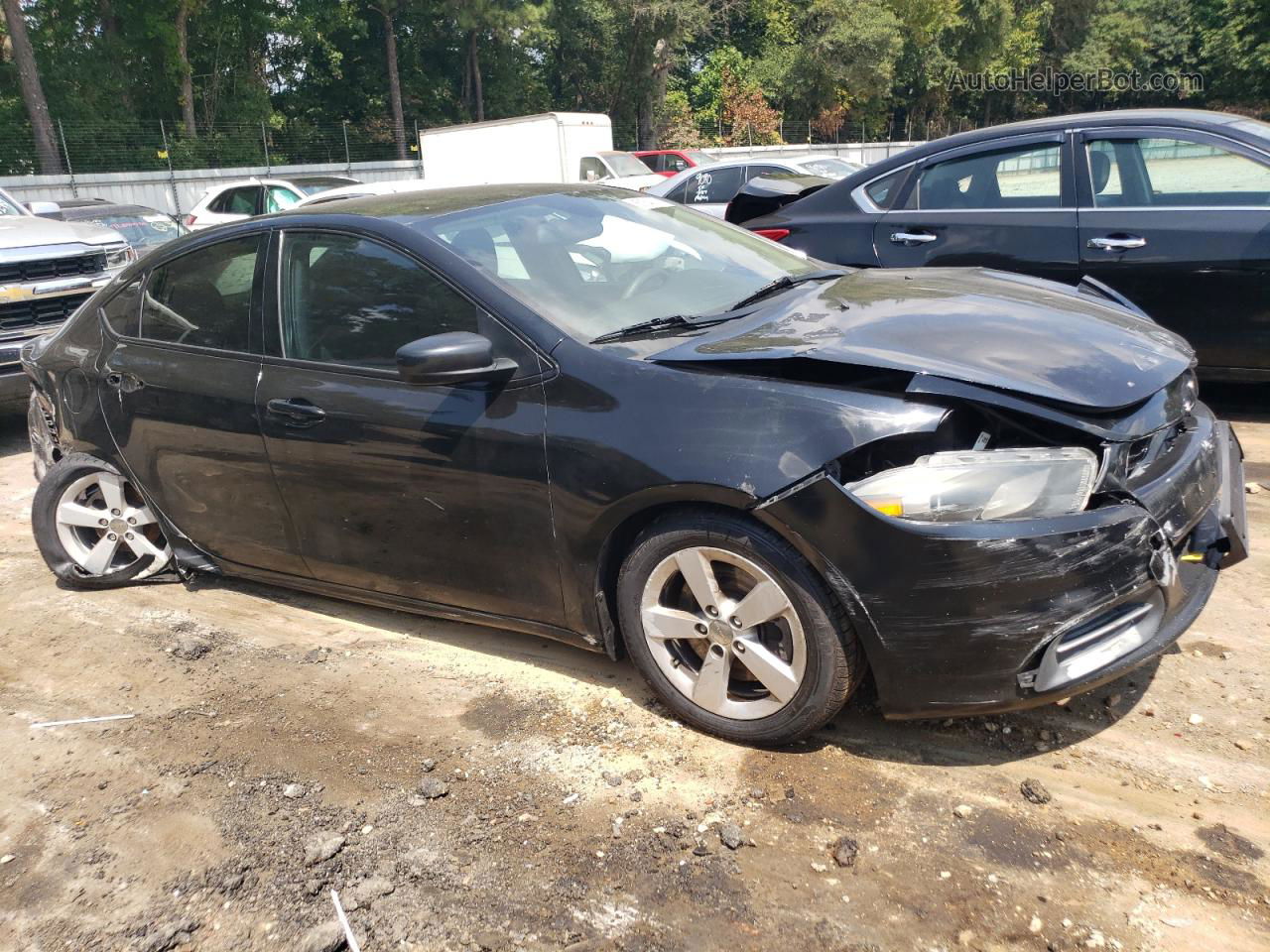 2015 Dodge Dart Sxt Black vin: 1C3CDFBBXFD172643