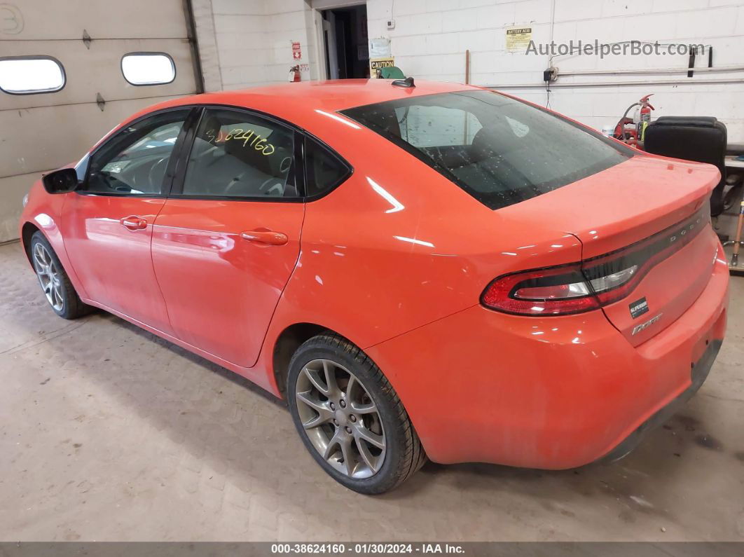 2015 Dodge Dart Sxt Orange vin: 1C3CDFBBXFD224370