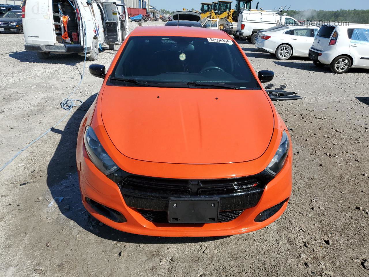 2015 Dodge Dart Sxt Orange vin: 1C3CDFBBXFD242691