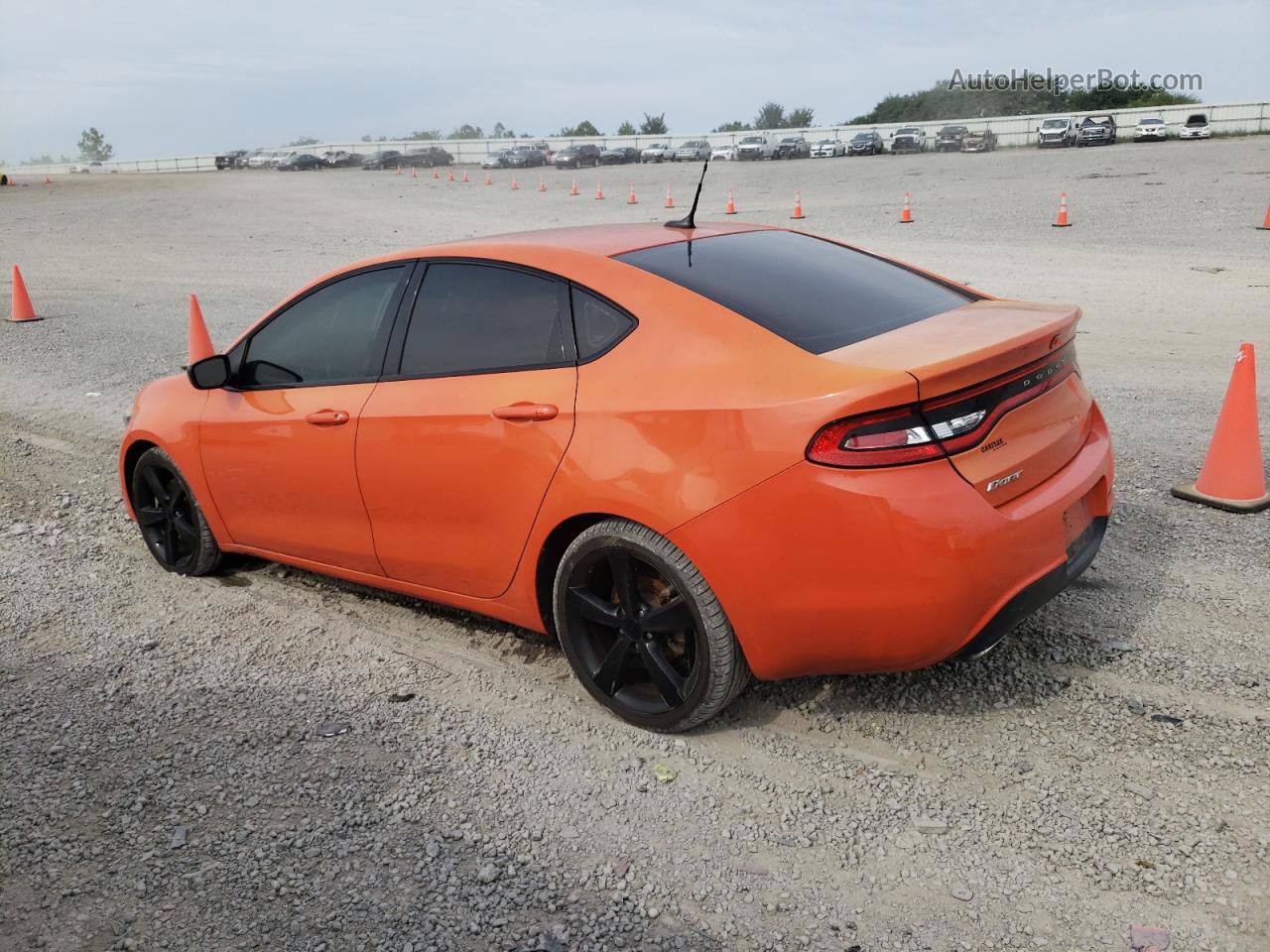 2015 Dodge Dart Sxt Orange vin: 1C3CDFBBXFD276498