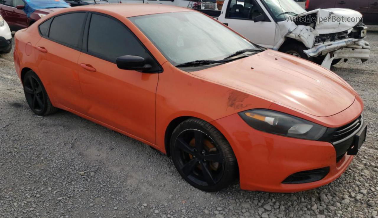 2015 Dodge Dart Sxt Orange vin: 1C3CDFBBXFD276498