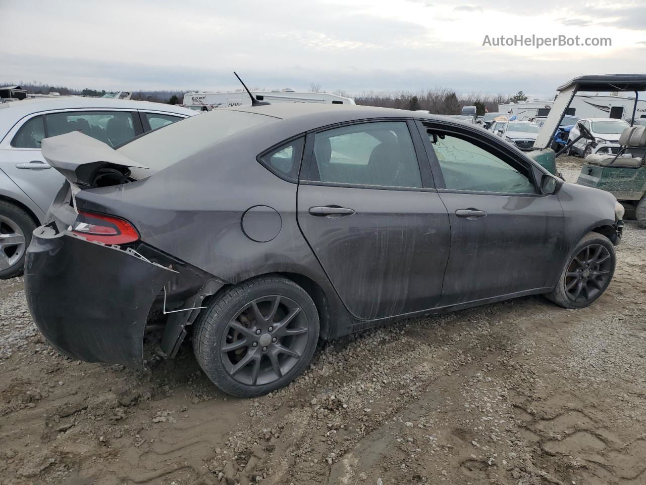 2015 Dodge Dart Sxt Black vin: 1C3CDFBBXFD363415