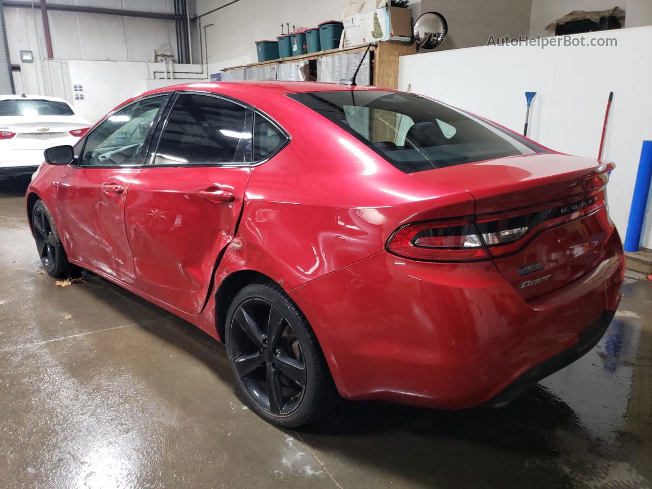 2015 Dodge Dart Sxt Red vin: 1C3CDFBBXFD410653