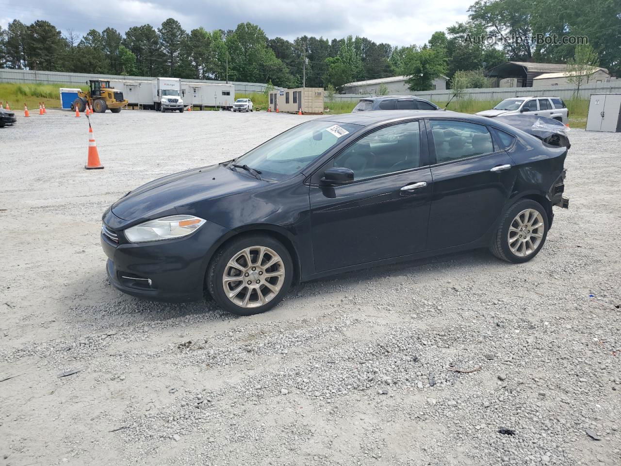 2015 Dodge Dart Limited Black vin: 1C3CDFCB1FD300198