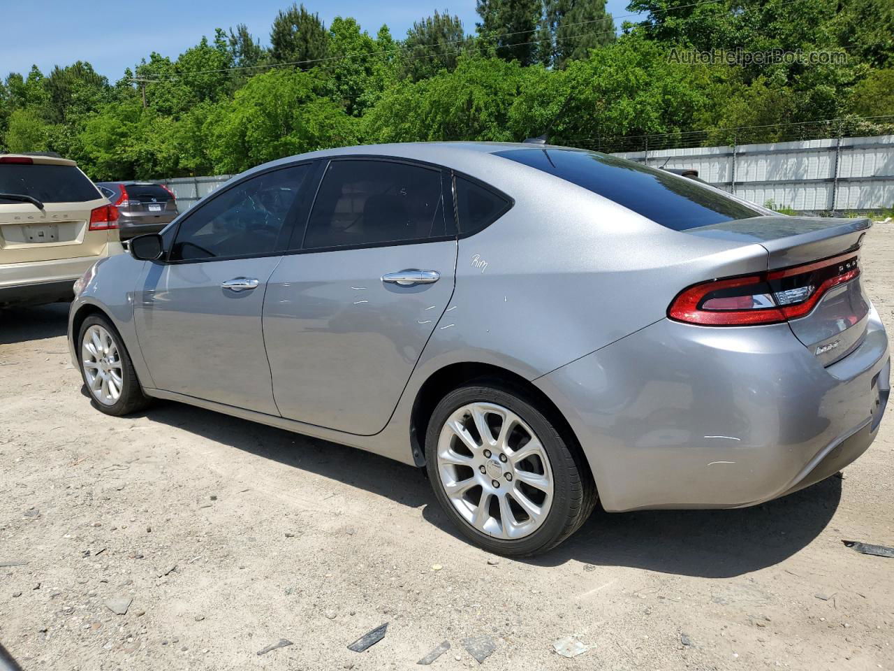 2015 Dodge Dart Limited Gray vin: 1C3CDFCB2FD205567