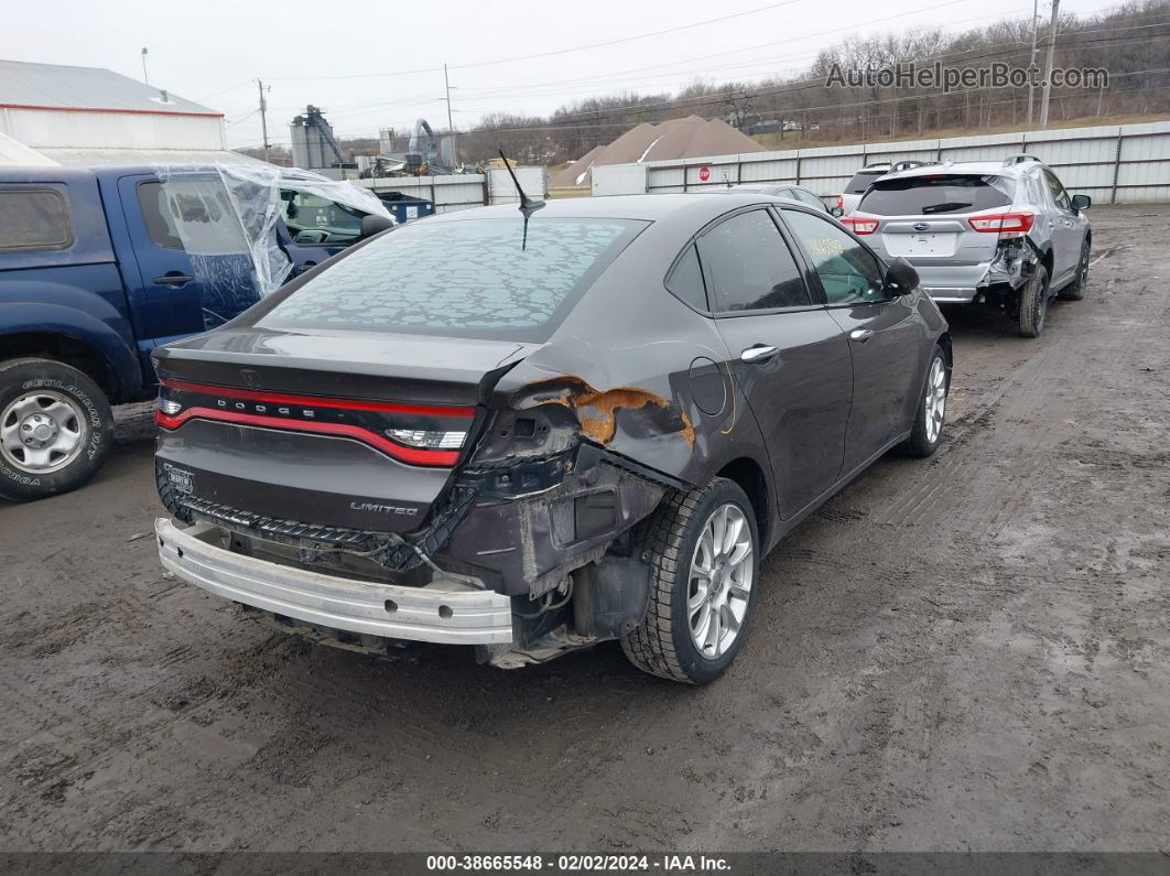 2015 Dodge Dart Limited Brown vin: 1C3CDFCB2FD403758