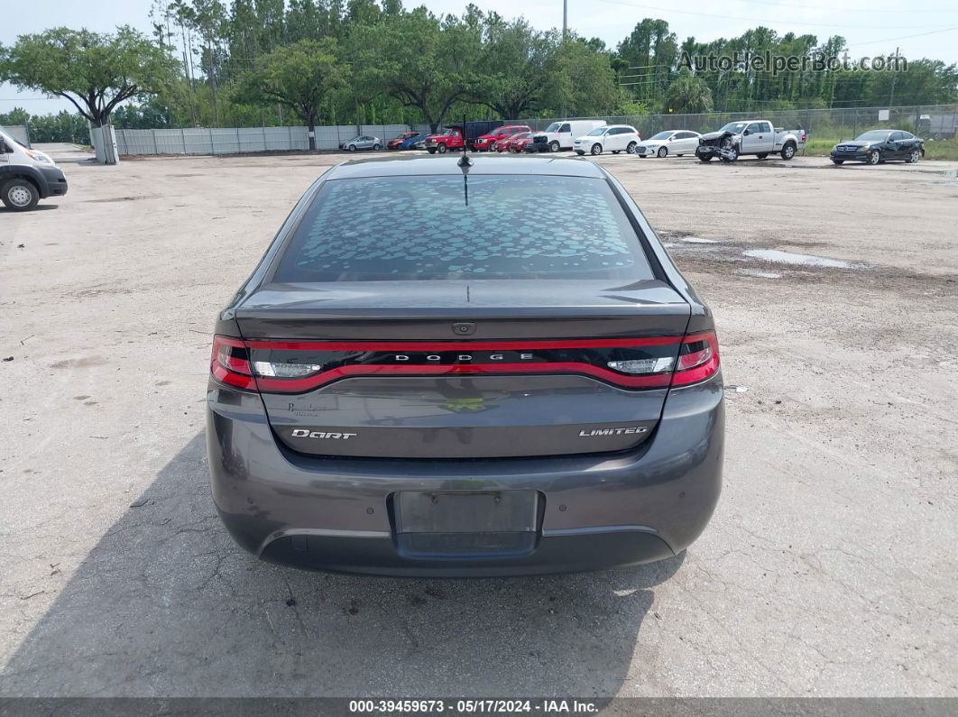 2015 Dodge Dart Limited Gray vin: 1C3CDFCB3FD166729