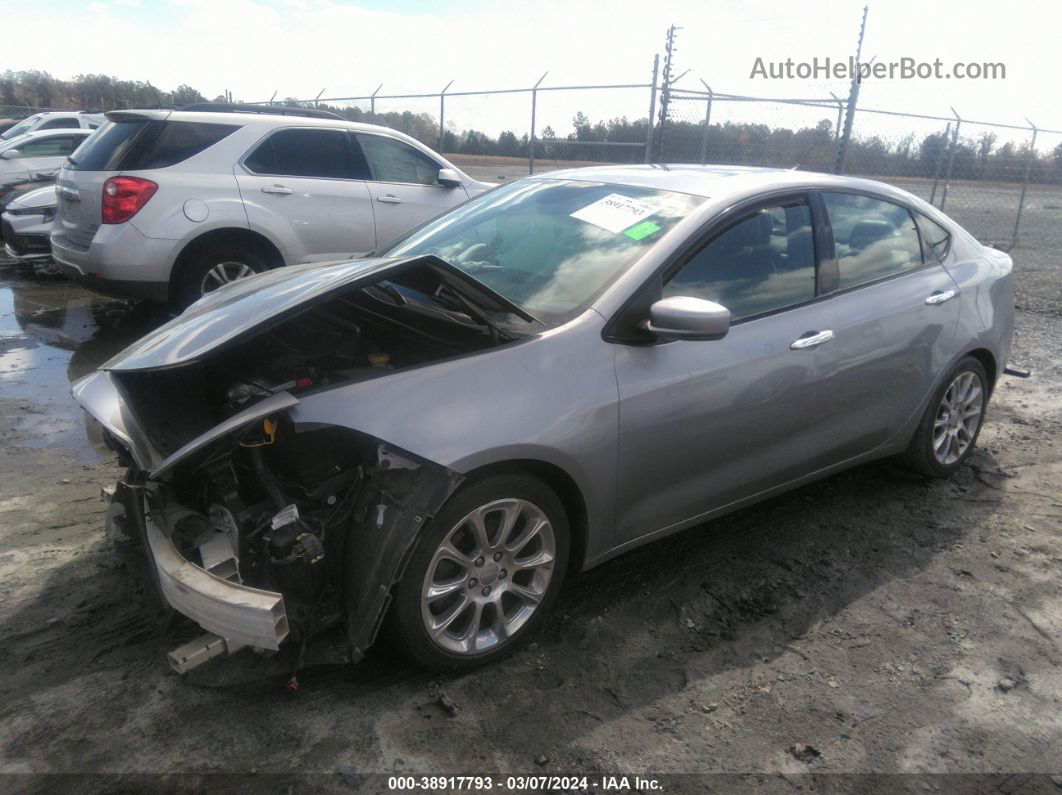 2015 Dodge Dart Limited Gray vin: 1C3CDFCB6FD205149