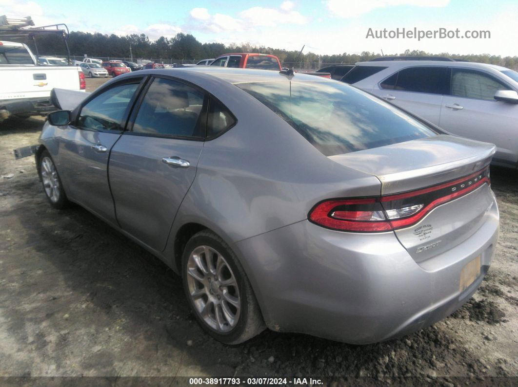 2015 Dodge Dart Limited Gray vin: 1C3CDFCB6FD205149