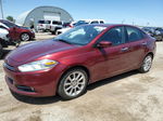 2015 Dodge Dart Limited Maroon vin: 1C3CDFCB6FD241908