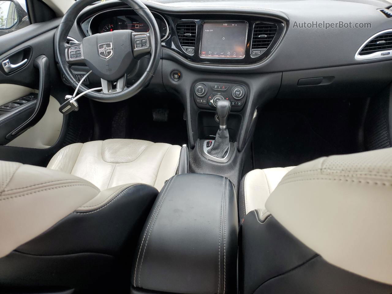 2015 Dodge Dart Limited Белый vin: 1C3CDFCB7FD131885