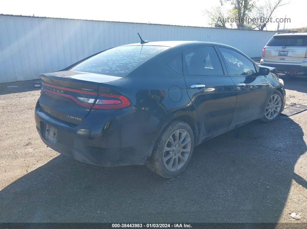 2015 Dodge Dart Limited Black vin: 1C3CDFCB7FD174557