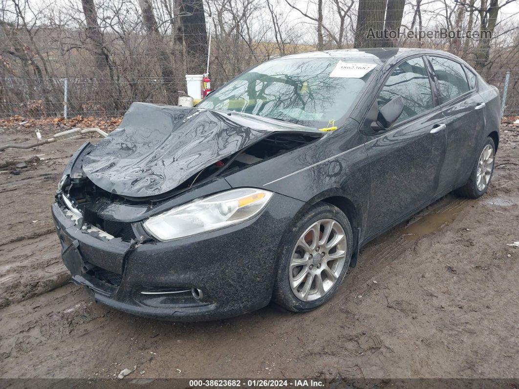 2015 Dodge Dart Limited Black vin: 1C3CDFCB8FD201006