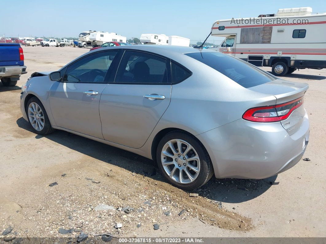 2015 Dodge Dart Limited Silver vin: 1C3CDFCB9FD278578