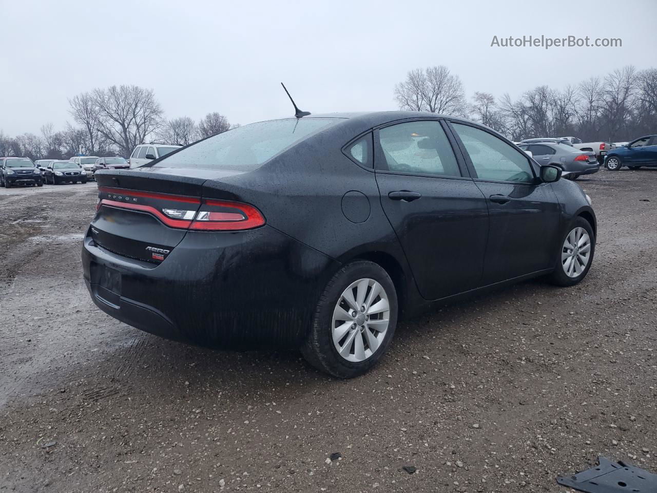 2015 Dodge Dart Se Aero Черный vin: 1C3CDFDH3FD345923